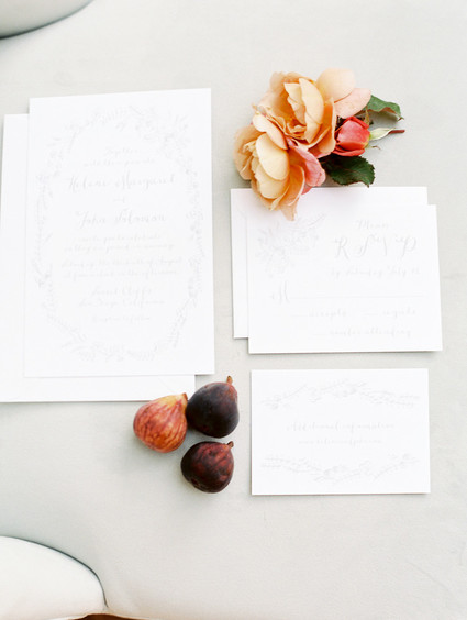 Simple fall wedding inspiration