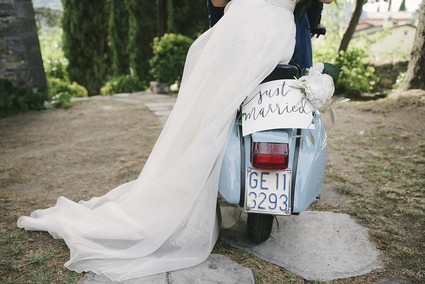 Just Married sign
