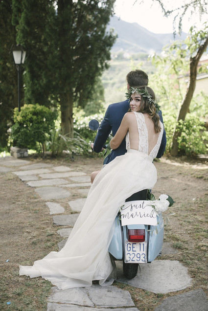 Just Married sign