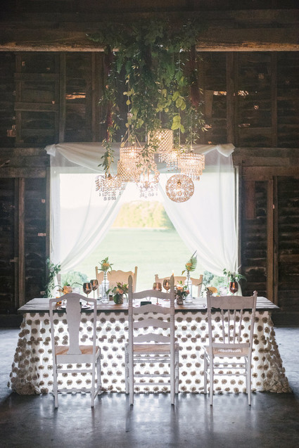 Elegant barn wedding