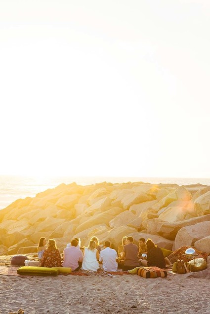beachside fall picnic