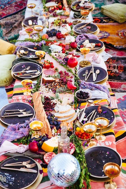 beachside fall picnic