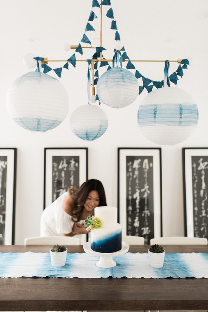 Indigo baby shower ideas