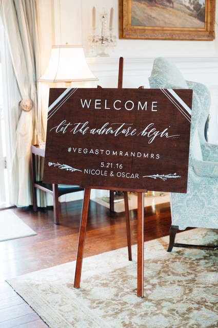 Wedding signage