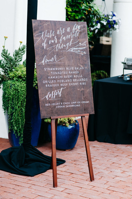 California chic garden wedding