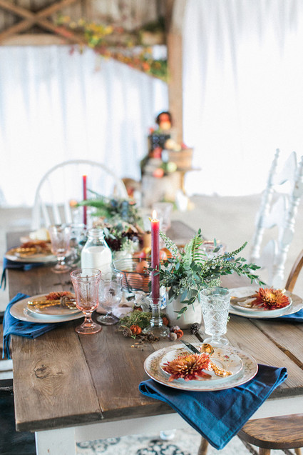 Fall tablescape