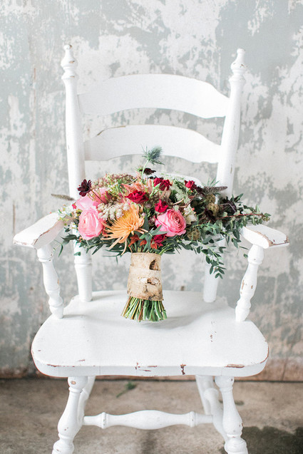 Fall bridal bouquet