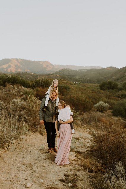 Rustic fall family photos