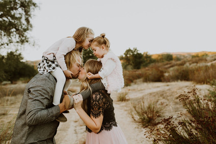 Rustic fall family photos