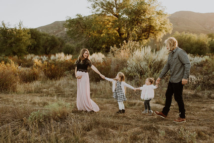 Rustic fall family photos