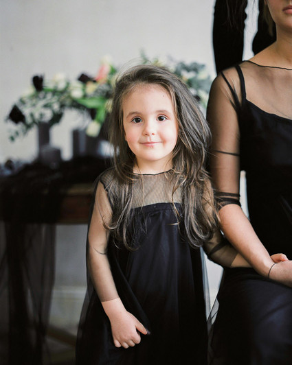 Romantic gothic family photos