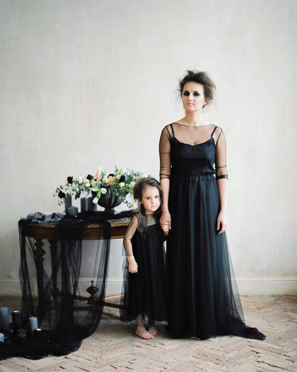 Romantic gothic family photos