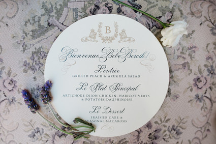 French inspired baby shower ideas