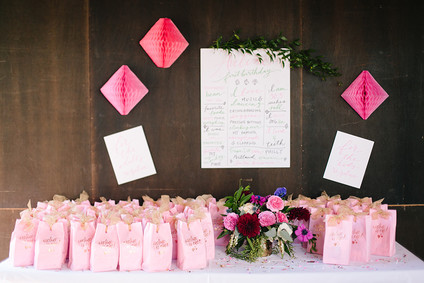 Gem inspired pink 1st birthday