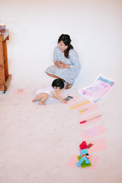 Gem inspired pink 1st birthday