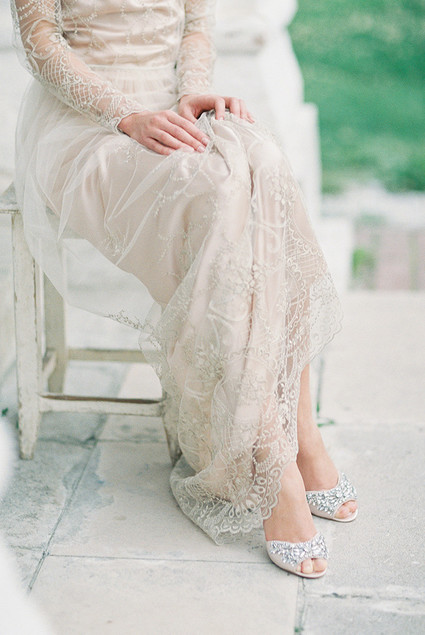 Badgley Mischka wedding shoes