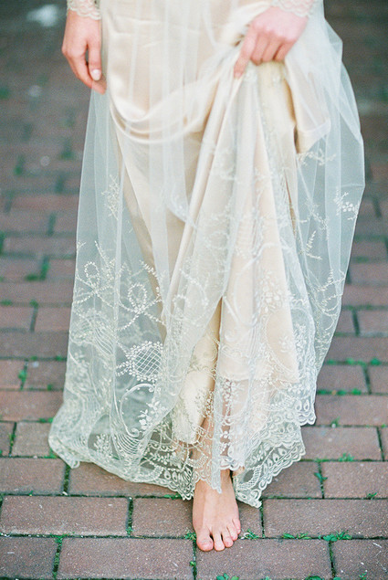 Scarlet and blush bridal inspiration