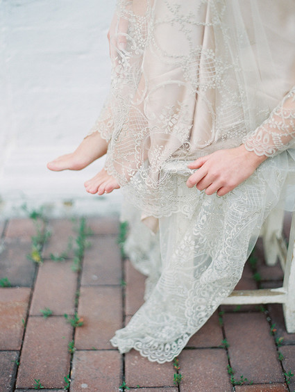 Scarlet and blush bridal inspiration