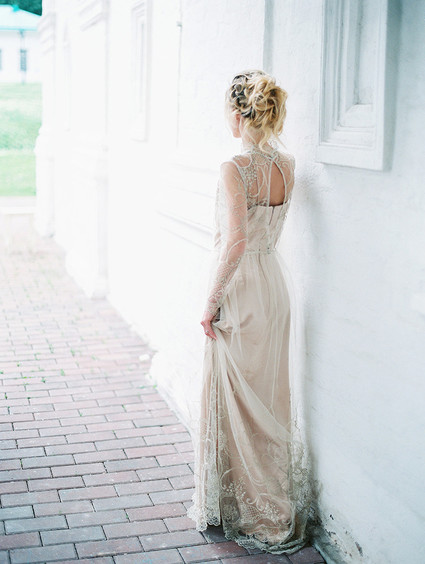 Scarlet and blush bridal inspiration