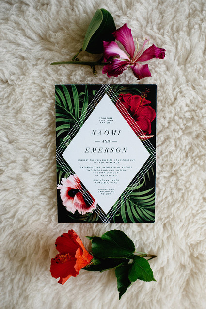 Tropical bohemian wedding inspiration