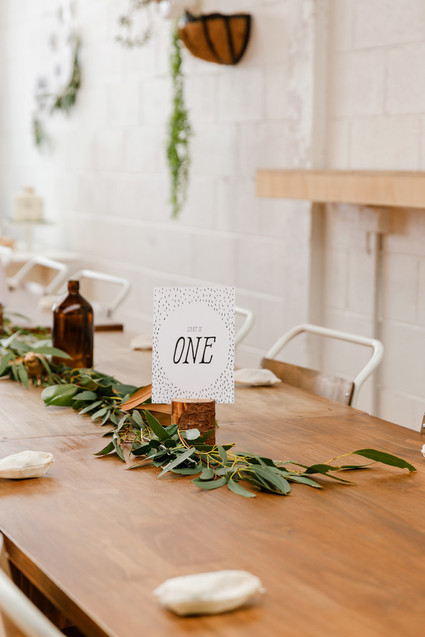 Sweet simple boy's 1st birthday party