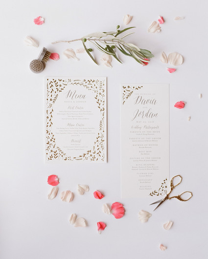 Minted wedding suite