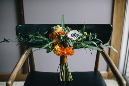 Modern bridal bouquet