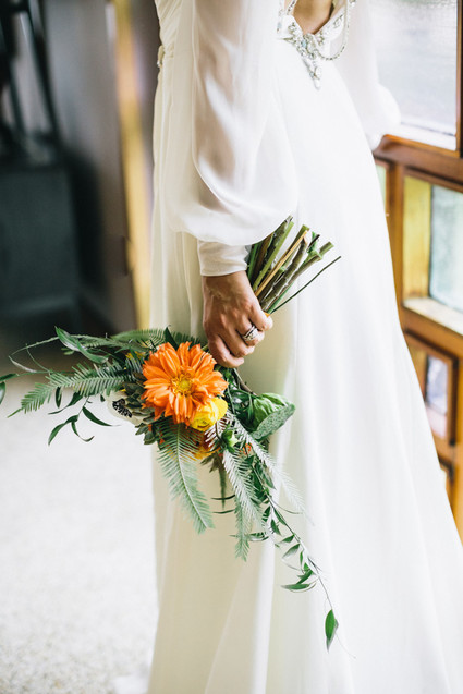 Ivory and Beau wedding dress