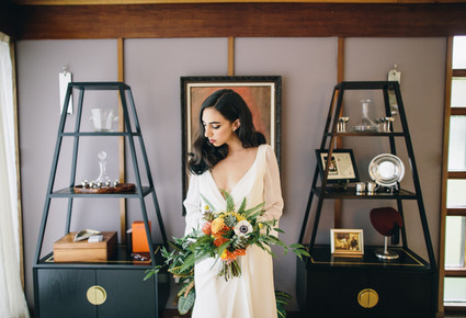 Ivory and Beau wedding dress
