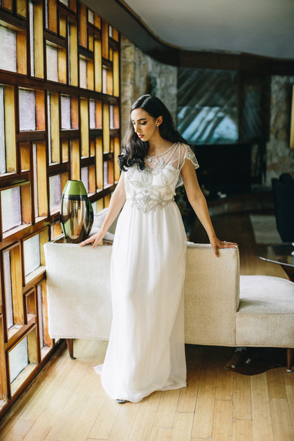 Ivory and Beau wedding dress