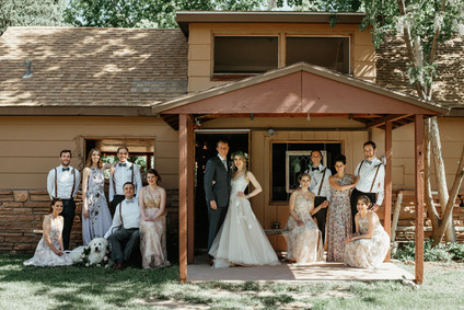 Floral bridesmaid dresses