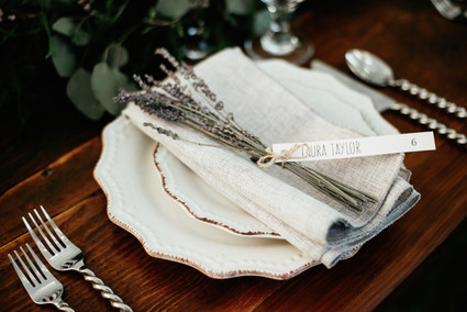 Lavender wedding decor