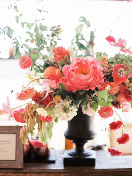 Coral peonies