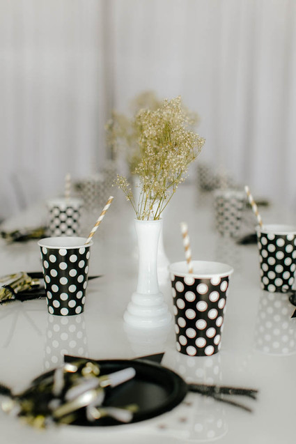 black and white kitty birthday Inspiration