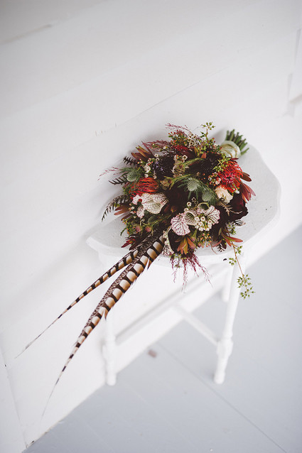 Bohemian bridal bouquet