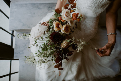 Fall bridal bouquet
