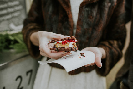 Roasted marshmallow dessert