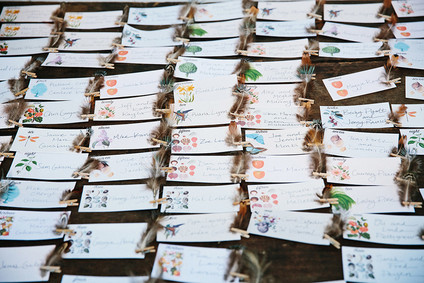 Wedding place cards