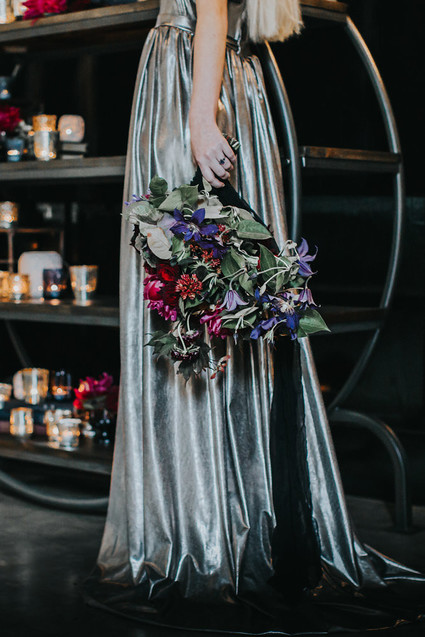 Non-traditional wedding gown