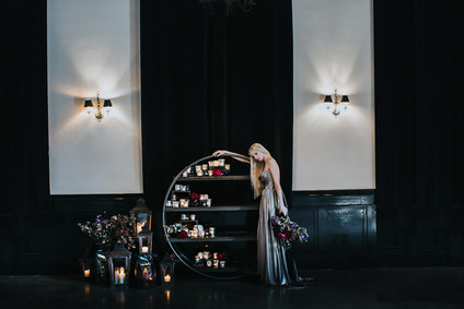 Moody blue wedding inspiration