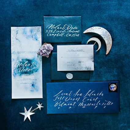 Moon themed wedding