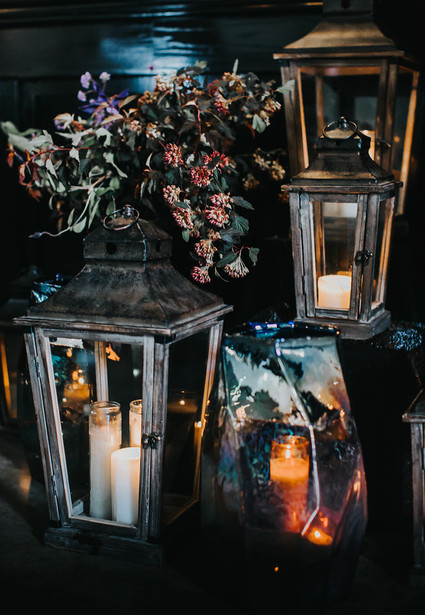Romantic wedding lighting
