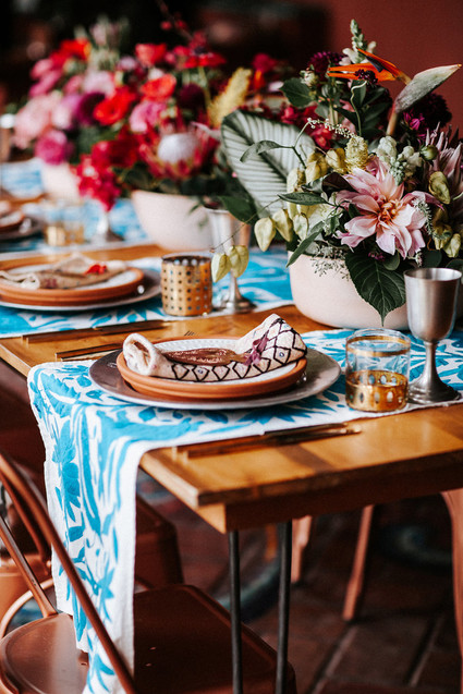 Colorful day of the dead party