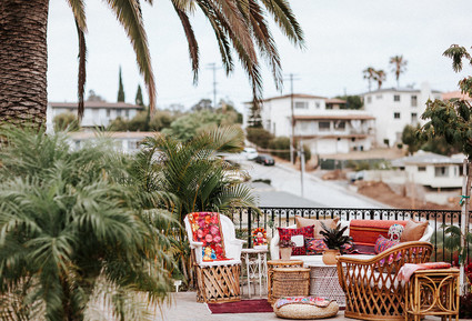 Colorful day of the dead party