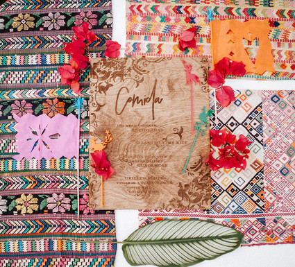 Colorful day of the dead party