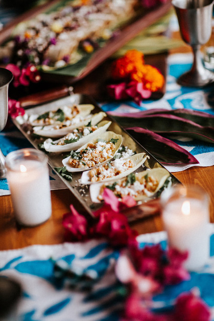 Colorful day of the dead party