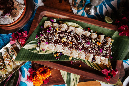 Colorful day of the dead party