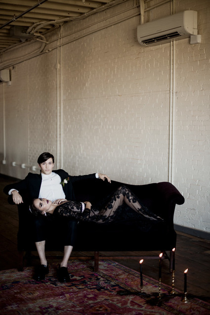 Dark and moody wedding inspiration