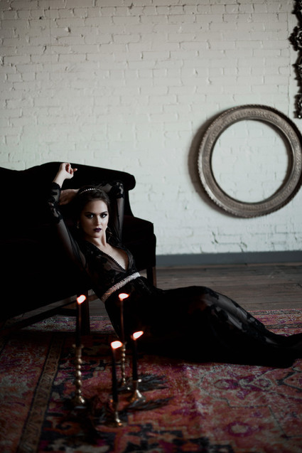 Black wedding dress