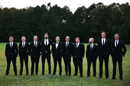 Black wedding attire